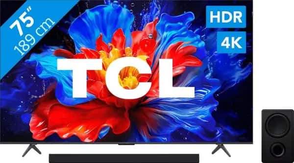 TCL 85" QLED P81K 4K (2025) + TCL Q65H