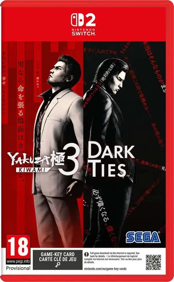 Nintendo Switch 2 Yakuza Kiwami 3 & Dark Ties