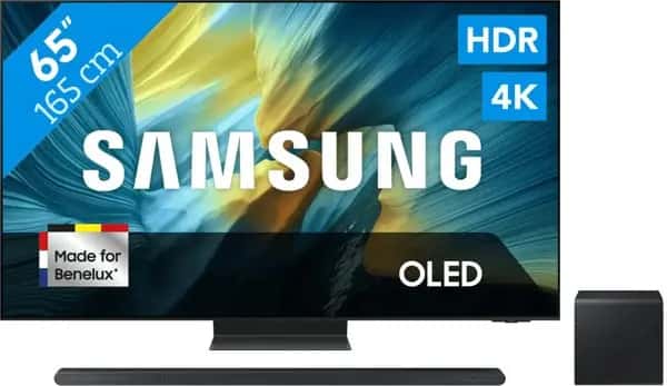 Samsung 65" OLED S95F 4K (2025) + Samsung HW-S800D Zwart