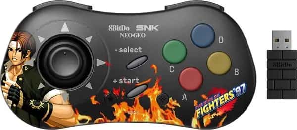 8BitDo x SNK Neo Geo Wireless Controller - Kyo Kusanagi