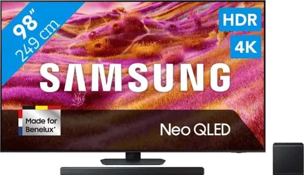 Samsung 98" Neo QLED QN90F 4K (2025) + Samsung HW-QS700F (2025)