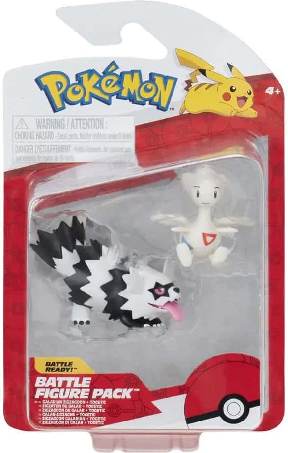 Pokemon Battle Feature Figure - Galarian Zigzagoon & Togetic