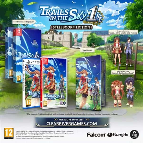 Trails in the Sky 1st Chapter (Steelbook Edition) - Sony PlayStation 5 - RPG