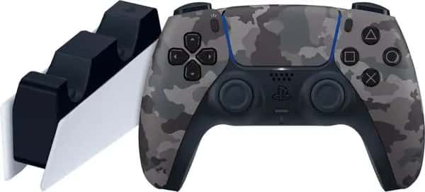 Sony PlayStation 5 DualSense Controller Grey Camo + Oplaadstation