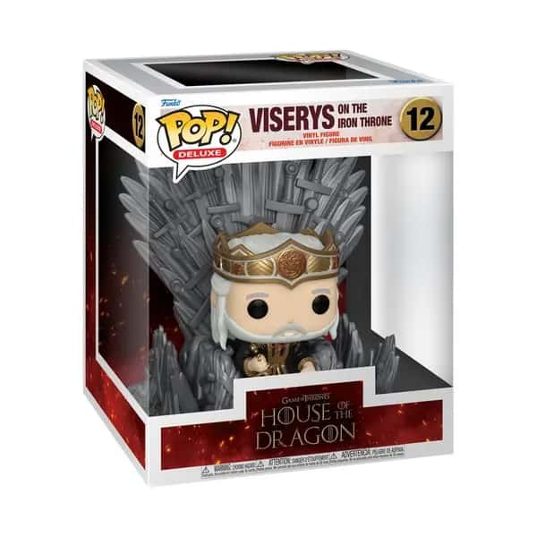 House of the Dragon - Day of the Dragon Funko Pop Vinyl: Viserys on the Iron Throne