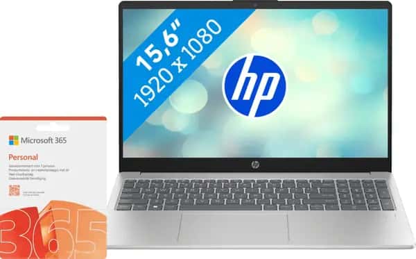 HP Pavilion SE 15-fd1951nd + Microsoft 365 Personal NL 1 jaar