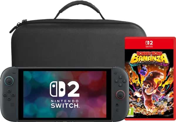 Nintendo Switch 2 + Donkey Kong Bananza + BlueBuilt Travelcase XL