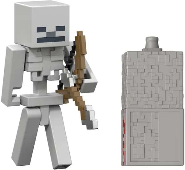 Minecraft Action Figure: Skeleton (Redstone Charged)