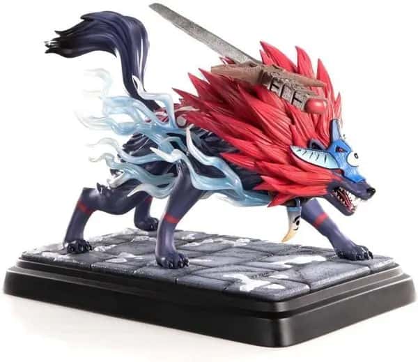 Okami Resin Statue - Oki - Wolf Form (First4Figures)