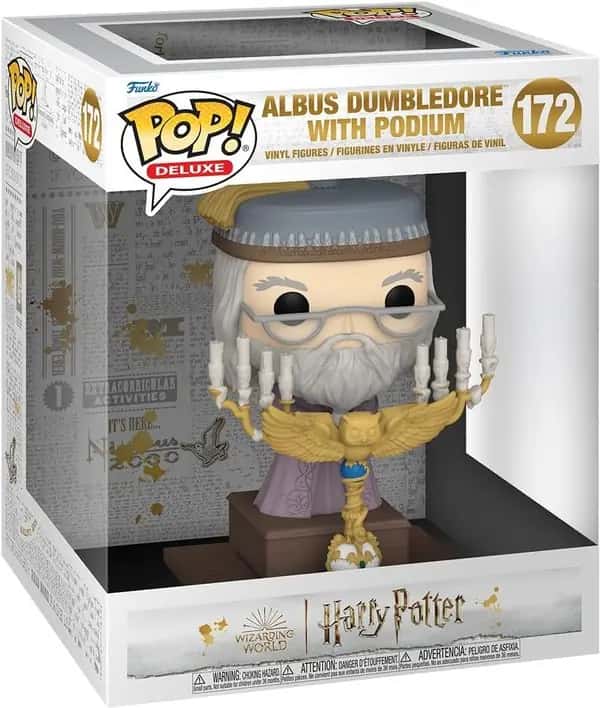 Harry Potter: Prisoner of Azkaban Funko Pop! Vinyl: Dumbledore with Podium