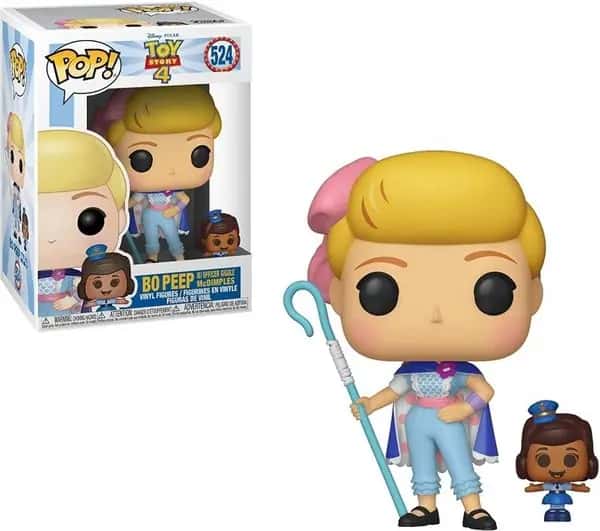 Toy Story 4 Funko Pop Vinyl: Bo Peep with Officer Giggle McDimples