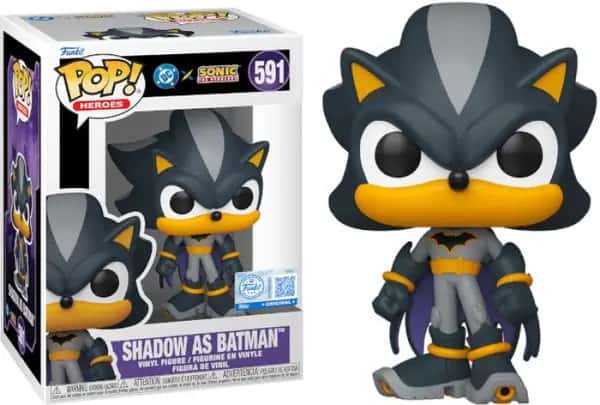 DC x Sonic the Hedgehog Funko Pop Vinyl: Shadow (Batman)