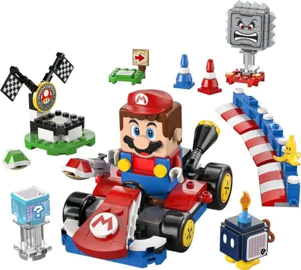 Mario Kart - Interactieve LEGO Mario en standaardkart