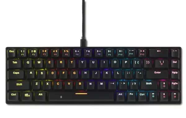 Pegasus bedraad & draadloos 68 keys Mechanical Gaming Keyboard Zwart