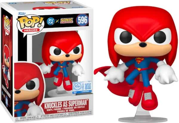 DC x Sonic the Hedgehog Funko Pop Vinyl: Knuckles (Superman)