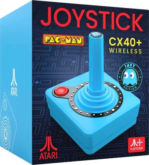 Pac-Man CX-40+ Wireless Joystick - Blue (Inky Edition)