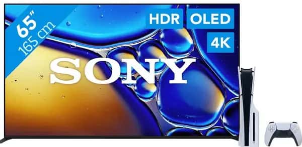 Sony 65" Bravia 8 II 4K QD-OLED + PlayStation 5 Slim Disc Edition