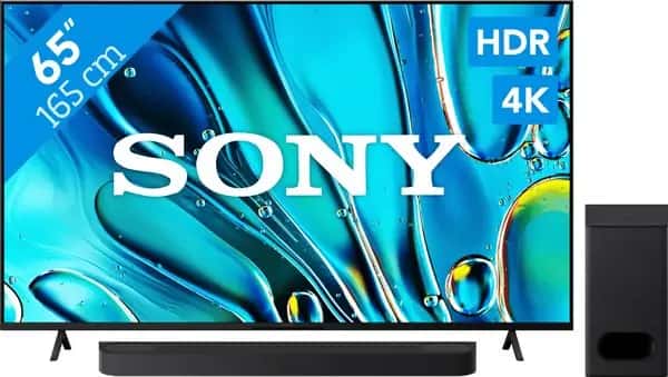 Sony Bravia 3 65" 4K Led (2025) + Sony Bravia Theatre Bar 6 Zwart