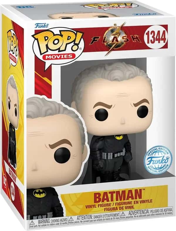 Pop Movies: The Flash - Batman (Keaton) Unmasked Funko Pop #1344