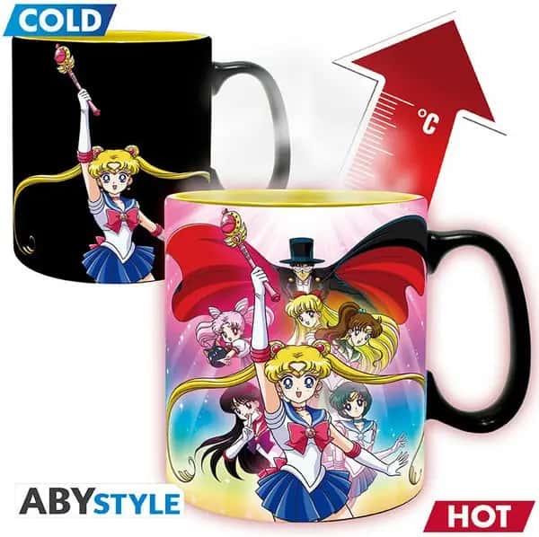 Sailor Moon Heat Change Mug - Group