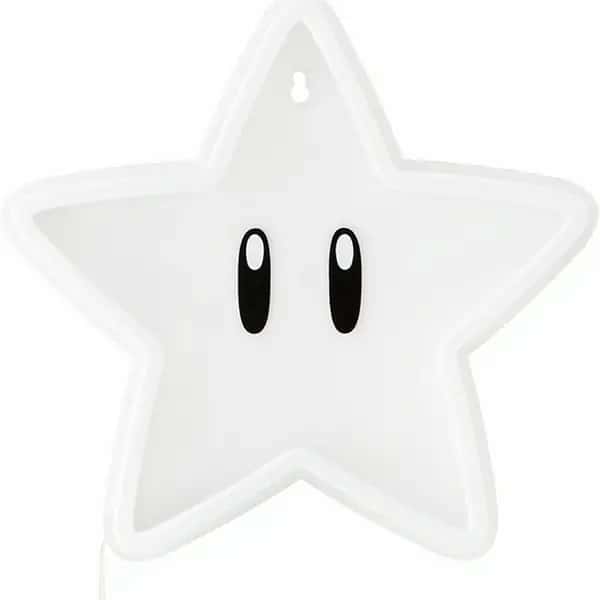 Super Mario LED Wall Neon Lamp - Super Star