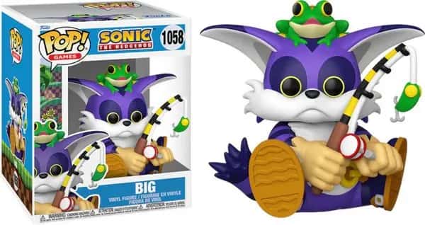 Sonic The Hedgehog Funko Pop Vinyl: Big The Cat with Froggy
