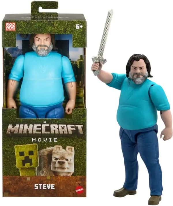 Minecraft Movie Action Figure - Steve