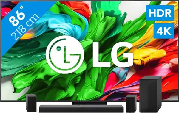 LG 86" QNED86 EVO 4K (2025) + LG DS70TR