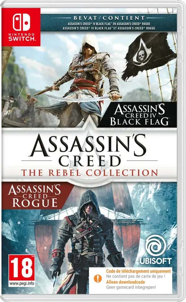 Nintendo Switch Assassin's Creed Rebel Collection (Code in Box)
