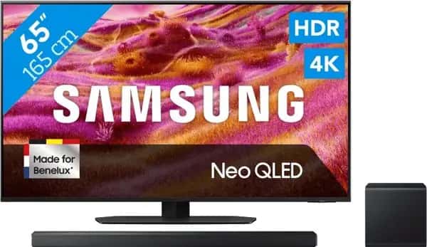 Samsung 65" Neo QLED QN90F 4K (2025) + Samsung HW-QS700F (2025)