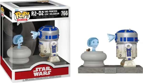 Star Wars Funko POP Vinyl Deluxe: R2-D2 with Leia