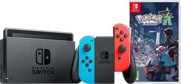 Nintendo Switch Rood/Blauw + Pokémon Legends: Z-A