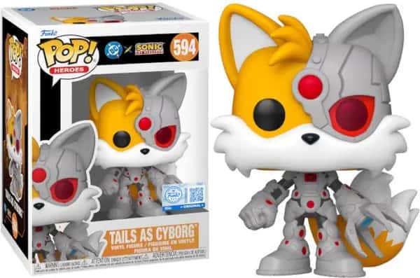 DC x Sonic the Hedgehog Funko Pop Vinyl: Tails (Cyborg)