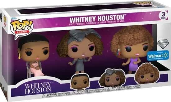 Whitney Houston Funko Pop Vinyl: Whitney Houston Diamond Collection 3-Pack