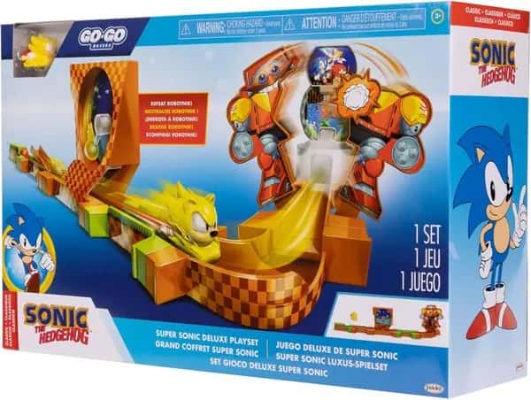 Sonic - Go Go Racers Super Sonic Deluxe Playset