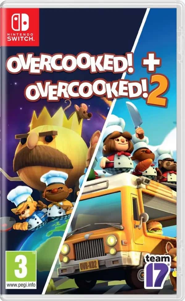 Overcooked + Overcooked 2 Double Pack - Nintendo Switch - Party