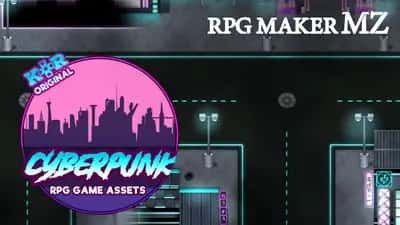 RPG Maker MZ - KR Cyberpunk Tileset