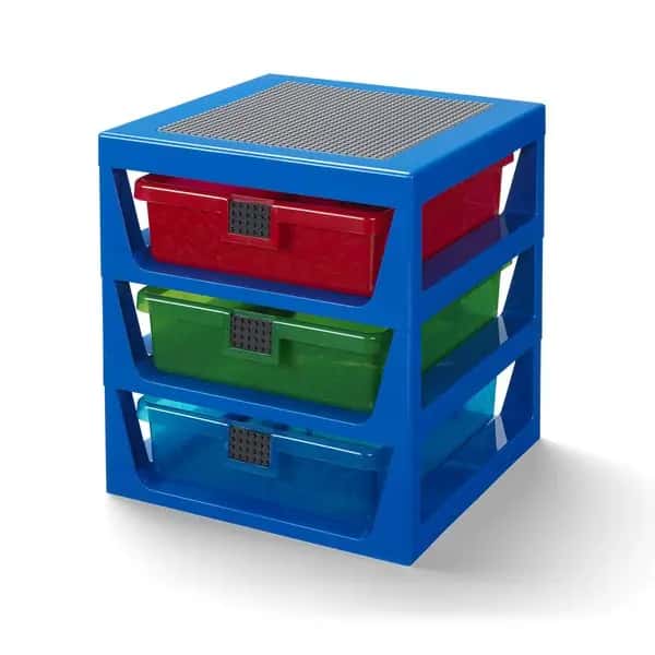 Transparant blauw LEGO ladenblok