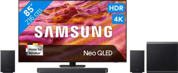Samsung 85" Neo QLED QN90F 4K (2025) + Samsung HW-Q990F (2025)