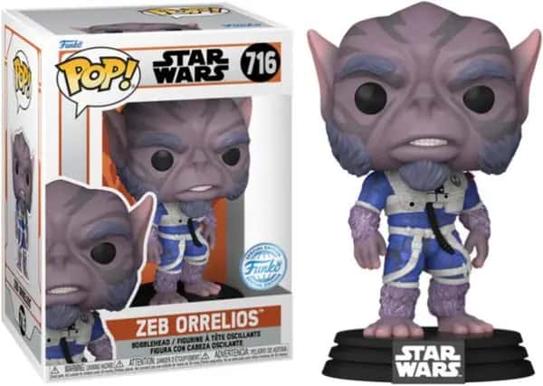 Star Wars The Mandalorian Funko Pop Vinyl: - Zeb Orrelios