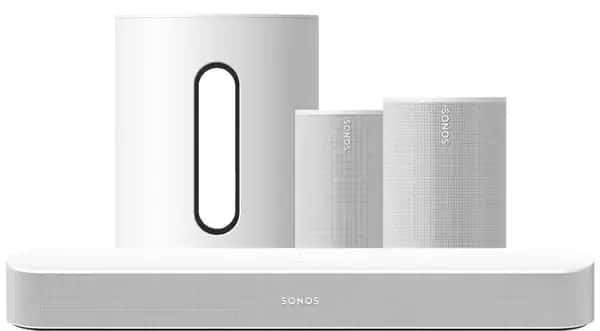 Sonos Beam Gen 2 Wit + Era 100 SL Home Cinema Set Wit
