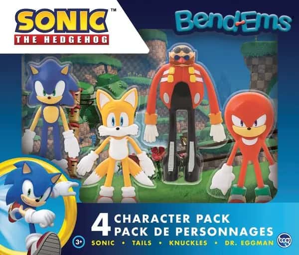 Sonic the Hedgehog Bend-Ems Figure 4-Pack
