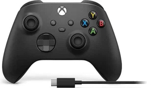 Xbox Wireless Controller - Carbon Black + USB-C Cable