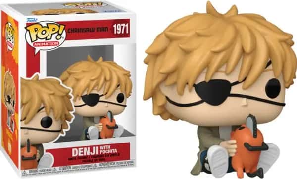 Chainsaw Man Funko Pop Vinyl: Denji with Pochita