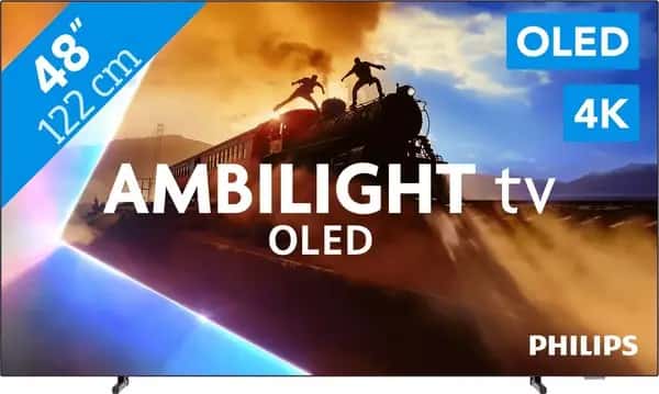 Philips Ambilight 48'' OLED760 4K (2025) + JBL Bar 300 M2 Zwart