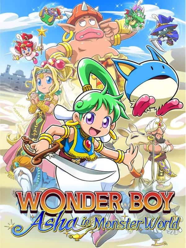 Wonder Boy: Asha in Monster World - Sony PlayStation 4 - Platformgame