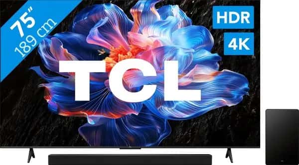 TCL 50" Led P61K 4K (2025) + TCL S45H 2.0 Soundbar
