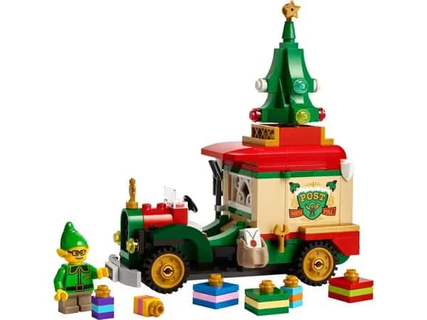 Bezorgtruck van de Kerstman