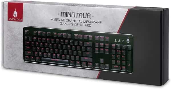Spartan Gear - Minotaur Wired Mechanical Membrane Gaming Keyboard