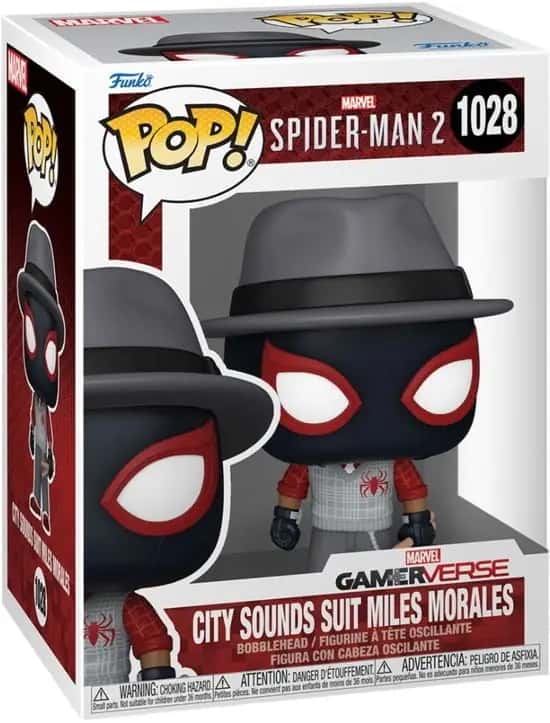 Spider-Man 2 Funko Pop Vinyl: City Sounds Suit Miles Morales